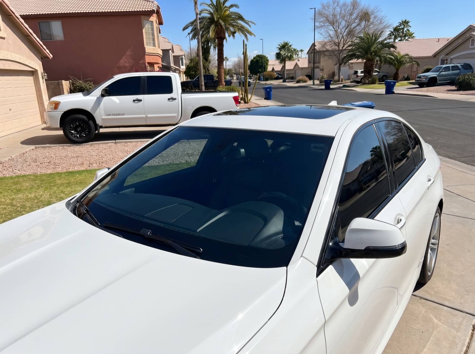 Completed mobile windshield replacement in Mesa, AZ