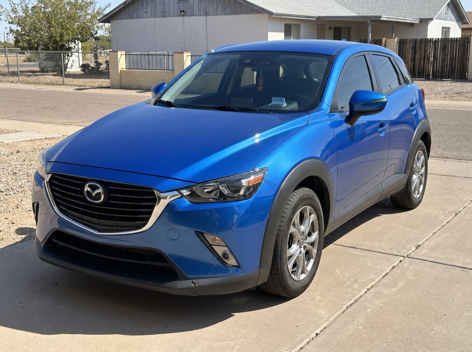 Completed mobile windshield replacement in Eloy, Arizona