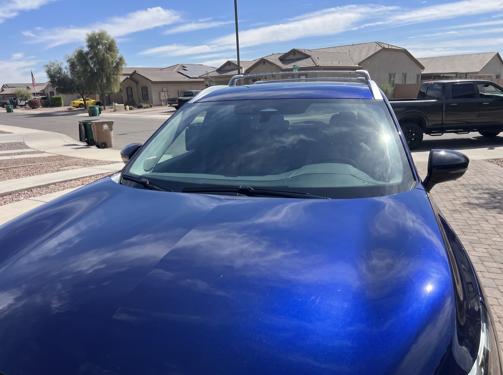 Completed mobile windshield replacement in Goodyear, Arizona
