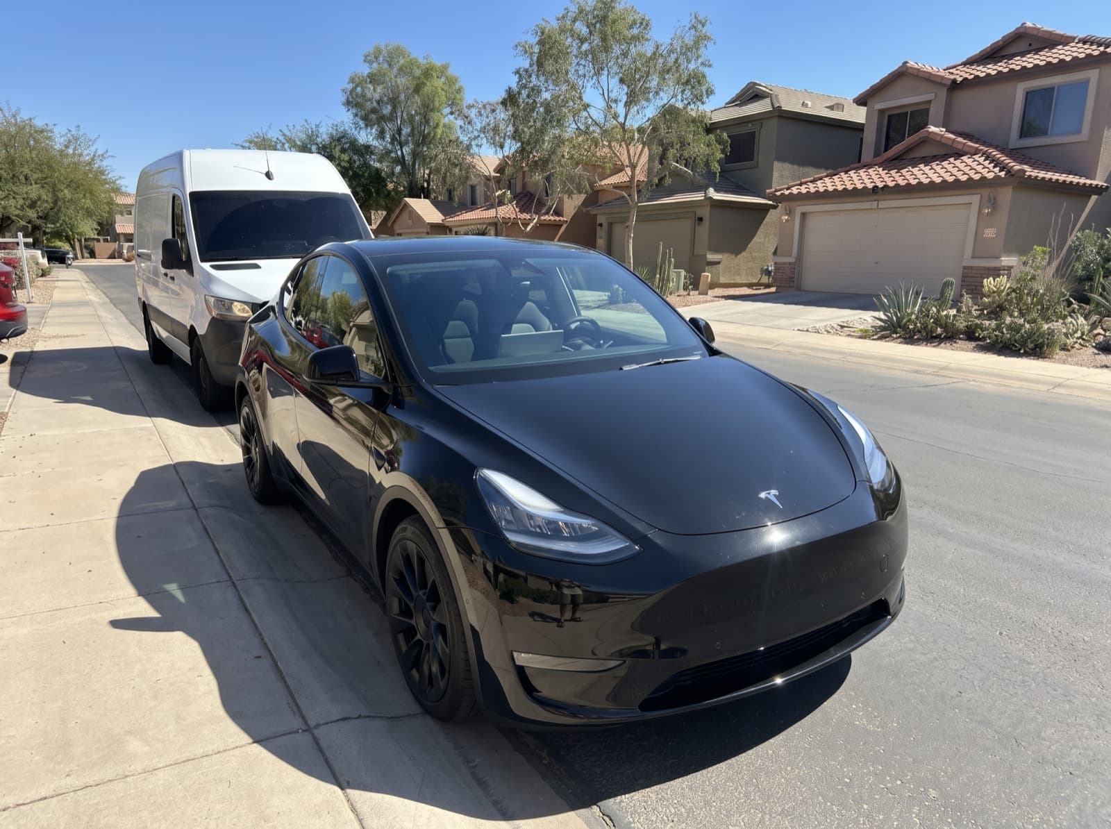 Completed mobile windshield replacement in Maricopa, Arizona
