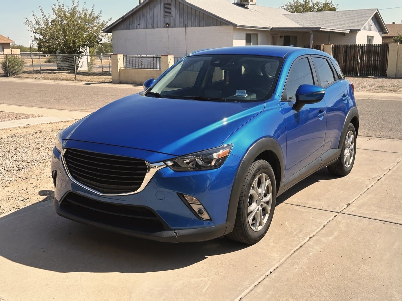 A vehicle after a Bang AutoGlass mobile glass job in Eloy, Arizona