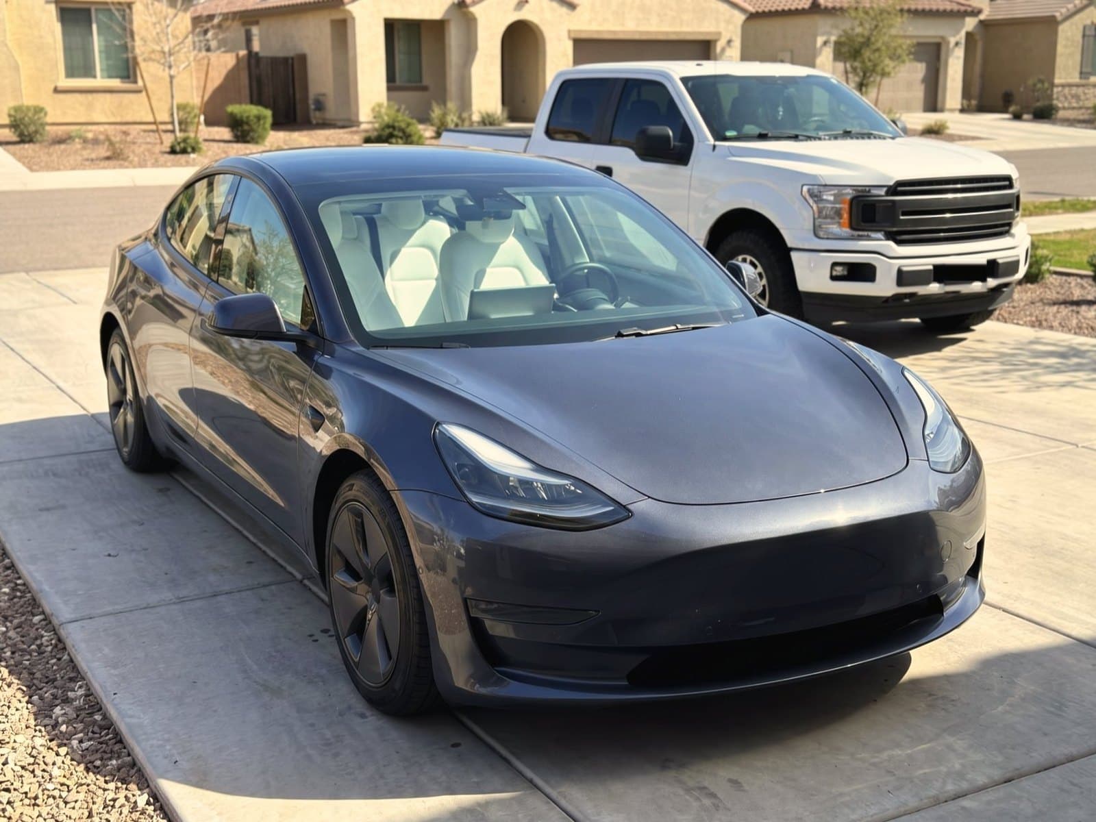 A vehicle after a Bang AutoGlass mobile glass job in Gilbert, Arizona