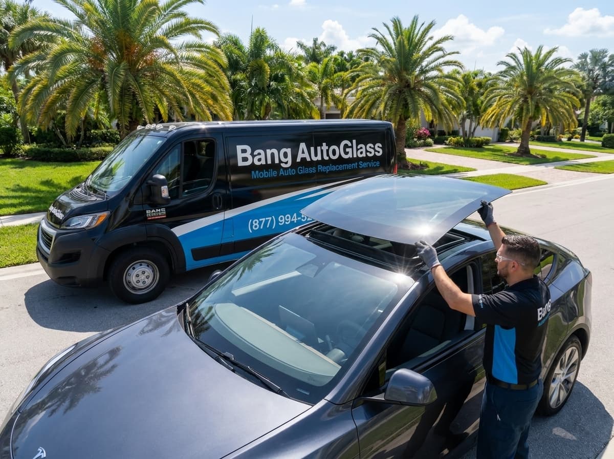 Sunroof Glass Replacement — Bang AutoGlass mobile service