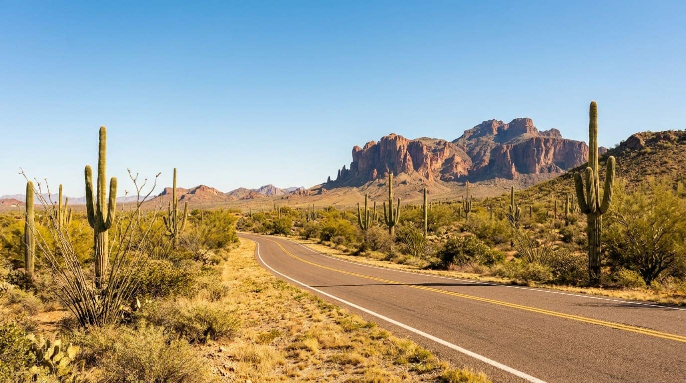 Tempe, Arizona in bright daylight — mobile auto glass service